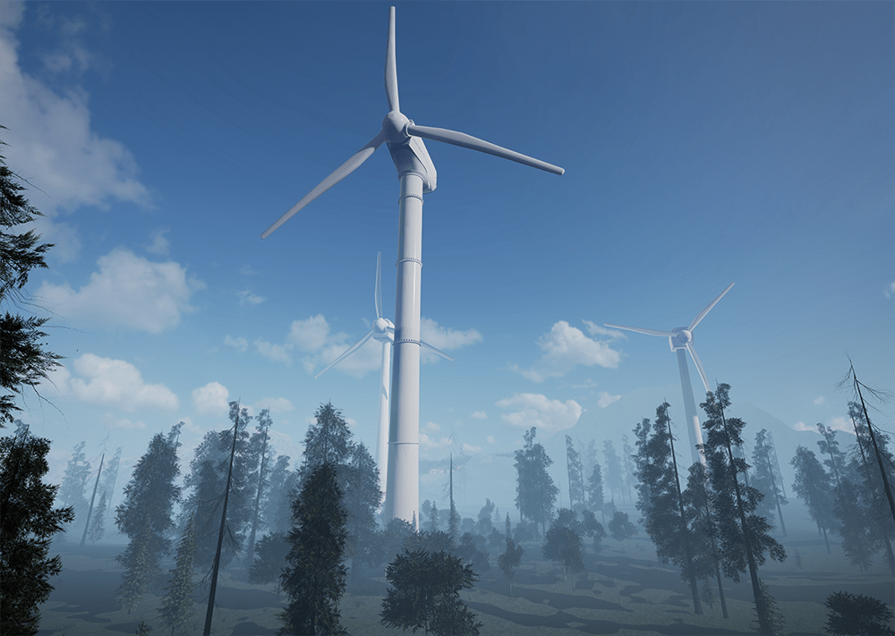 wind turbine technician VR training
