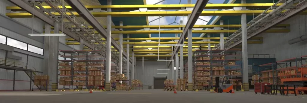 virtual reality warehouse