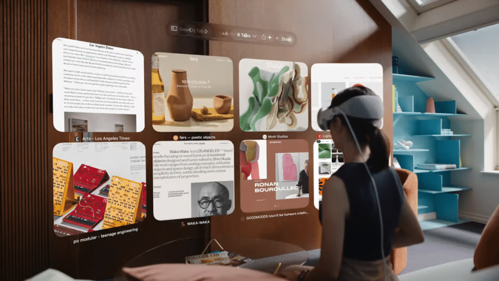 apple vision pro browser
