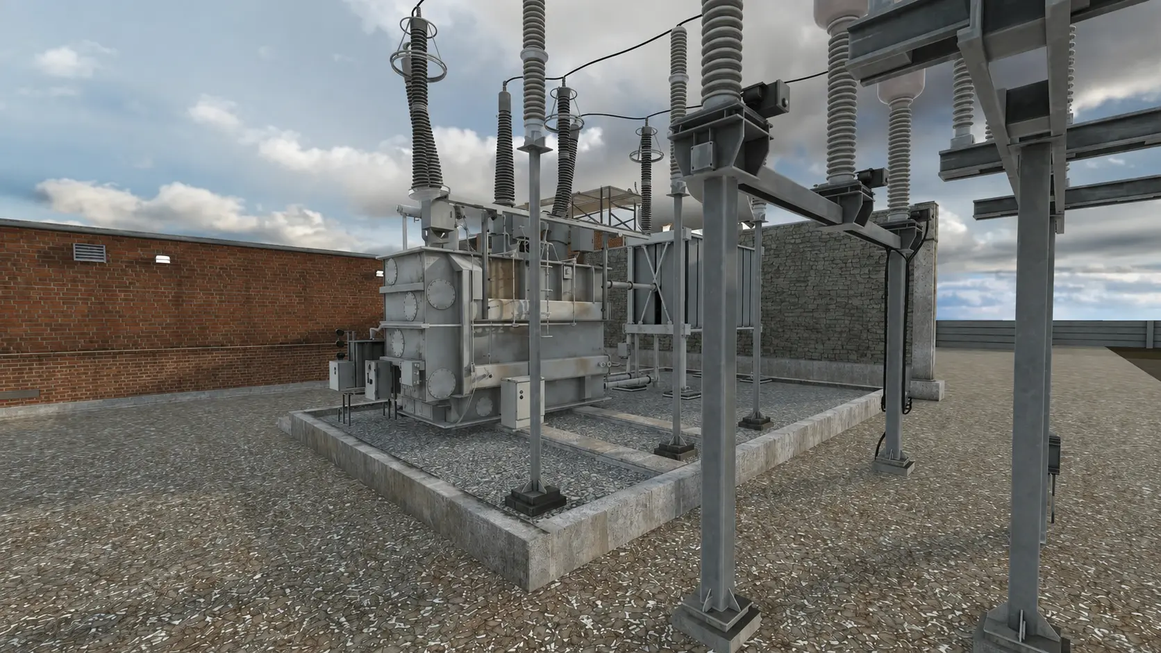 VR Vision substation equipment oil sampling training simulation