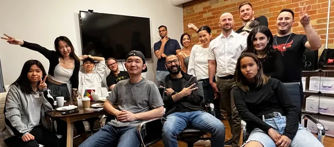 VR Vision team in the Toronto office