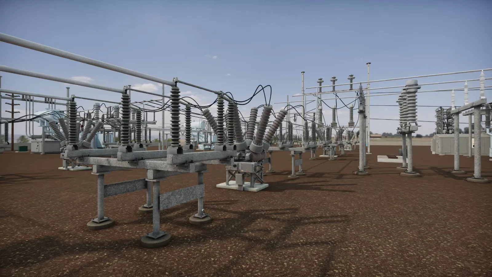 Virtual substation built by VR Vision for utility crew training